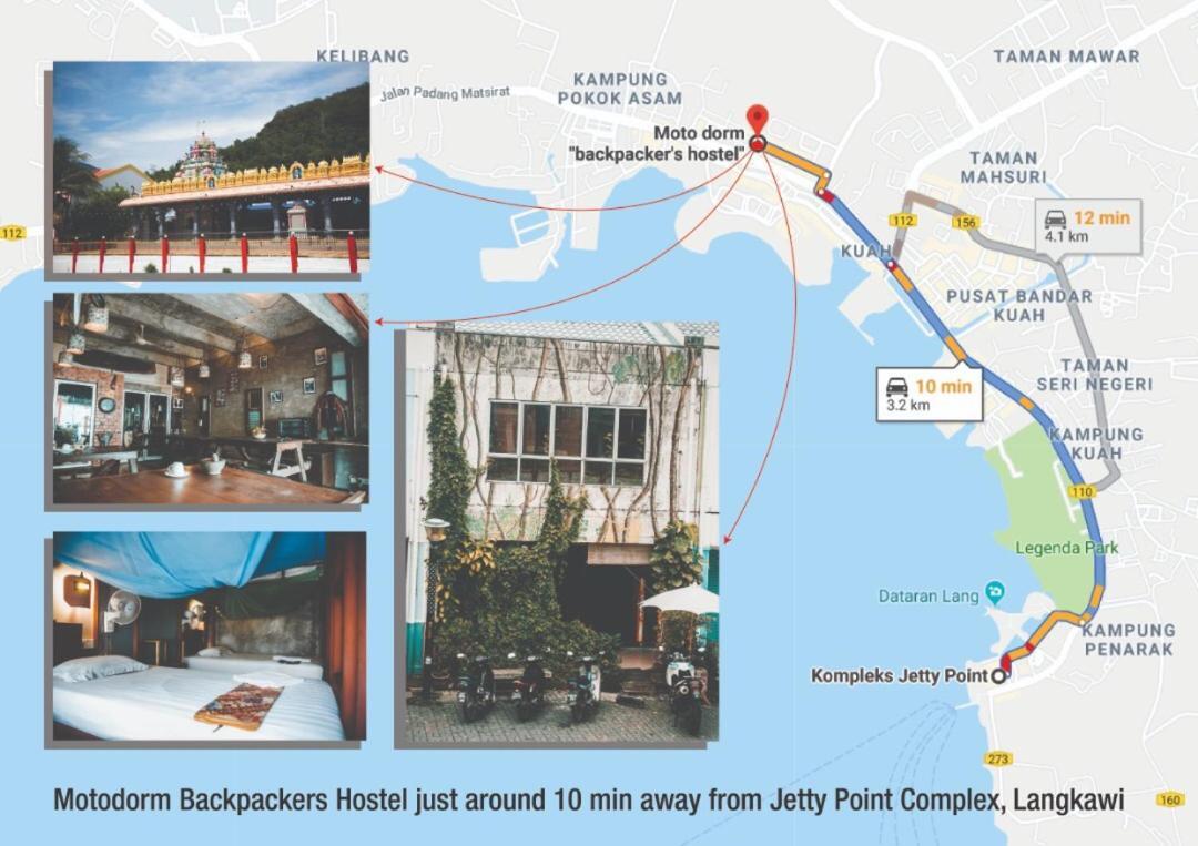 Motodorm Langkawi Hostel Kuah Luaran gambar